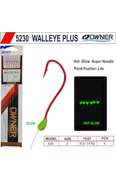 Owner 5230 Ghost Leader Walleye Plus No : 2 Hazır Takım Owner 5230 Ghost Leader Walleye Plus No : 2 Hazır Takım