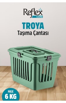 Reflex Care Troya Kedi Ve Köpek Taşıma Çantası - Yeşil - 49,5x33,5x33 Cm Reflex Care Troya Kedi Ve Köpek Taşıma Çantası - Yeşil - 49,5x33,5x33 Cm