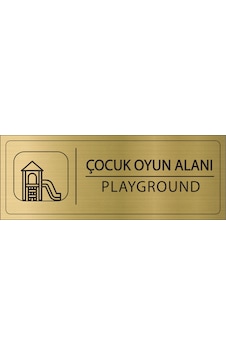 Mayeka Çocuk Oyun Alanı İsimlik Altın Metal Kapı İsimliği Levhası Yönlendirme Tabelası Mayeka Çocuk Oyun Alanı İsimlik Altın Metal Kapı İsimliği Levhası Yönlendirme Tabelası