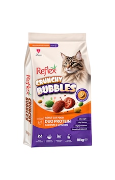 Reflex Crunchy Bubble Duo Protein Yetişkin Somonlu Ve Tavuklu Kedi Maması Reflex Crunchy Bubble Duo Protein Yetişkin Somonlu Ve Tavuklu Kedi Maması