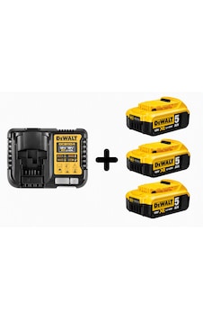 Dewalt Şarj Seti Dcb184 5 Amper 3 Adet Ve Dcb1104 Şarj Cihazı 1 Adet
