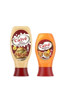 Calve Acılı Mayonez 380 Gr + Buffalo Sos 245 Gr 2 Li Set Calve Acılı Mayonez 380 Gr + Buffalo Sos 245 Gr 2 Li Set