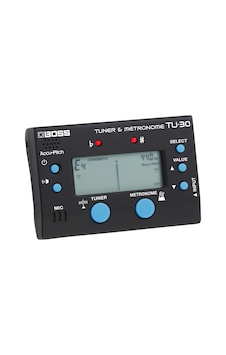 Boss Tu-30 Tuner & Metronom, Siyah Öğrenmek, Alıştırmak Ve Oynamak İçin Mükemmel Bir Yol Arkadaşı