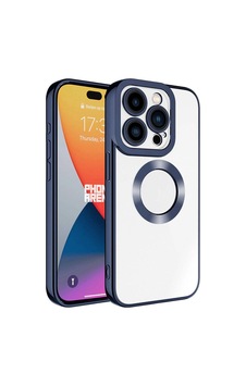 Apple Uyumlu iPhone 15 Pro Max Kılıf Kamera Korumalı Logo Gösteren Zore Omega Kapak Apple Uyumlu iPhone 15 Pro Max Kılıf Kamera Korumalı Logo Gösteren Zore Omega Kapak