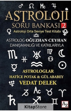 Astroloji Soru Bankası 2 - Astroloji Orta Seviye Test Kitabı - Gül Ababey - Az Kitap
