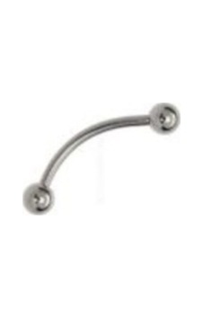 Cerrahi Çelik Kaş Piercing Gümüş