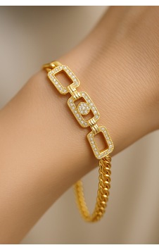 Çelik Trend Lüks Bileklik Gold - 728769256 Gold Çelik Trend Lüks Bileklik Gold - 728769256 Gold