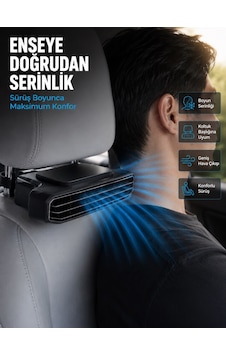 Araç Koltuğu İçin 5 Hız Kademeli Soğutucu Fan Aroma Hazneli Usb-c Şarjlı Diğer Araç Koltuğu İçin 5 Hız Kademeli Soğutucu Fan Aroma Hazneli Usb-c Şarjlı Diğer