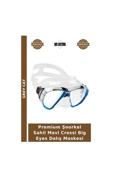 Premium Şnorkel Sahil Mavi Cressi Big Eyes Dalış Maskesi Clear-Clear Premium Şnorkel Sahil Mavi Cressi Big Eyes Dalış Maskesi Clear-Clear
