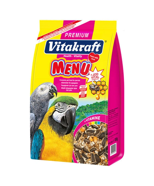 Vitakraft Menu Papağan Yemi 1000 Gr 1 KG Vitakraft Menu Papağan Yemi 1000 Gr 1 KG