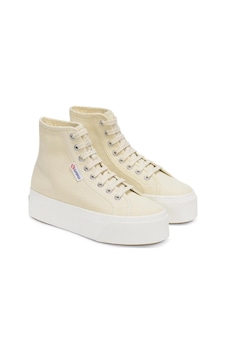 Superga 2708 Hi Top Kadın Açık Bej Bilekli Sneaker Siyah Superga 2708 Hi Top Kadın Açık Bej Bilekli Sneaker Siyah