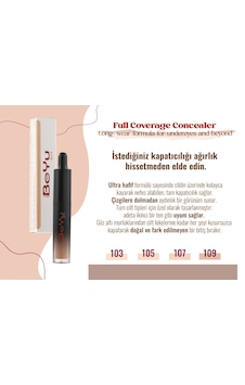 De Luxe Beyu Paris Full Coverage Concealer 2g. No.109-medium- Ultra Hafif. Medium De Luxe Beyu Paris Full Coverage Concealer 2g. No.109-medium- Ultra Hafif. Medium