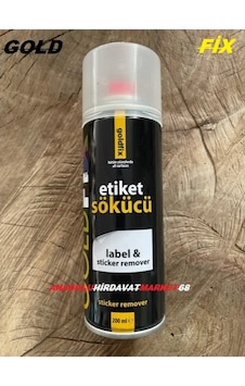 Goldfix 200Ml Etiket Sökücü Sprey Sticker Sökücü Sprey