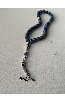 925 Ayar Gümüş Lapis Lazuli Tesbih