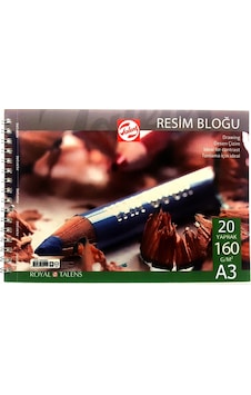 Talens Resim Bloğu Eskiz Çizim Defteri a3 160gr 20 Sayfa
