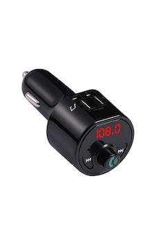 Araç Fm Transmitter Bluetooth Müzik Çalar 3.4a Çift Usb Hızlı Şarj Dijital Göstergeli Araç Fm Transmitter Bluetooth Müzik Çalar 3.4a Çift Usb Hızlı Şarj Dijital Göstergeli