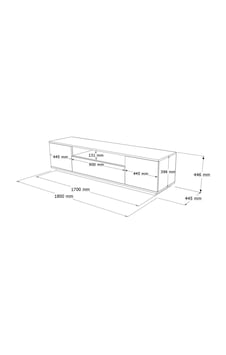 Aven Tv Ünitesi Tv Sehpası Kapaklı 180cm Çam-beyaz Ave7-aw Beyaz Aven Tv Ünitesi Tv Sehpası Kapaklı 180cm Çam-beyaz Ave7-aw Beyaz