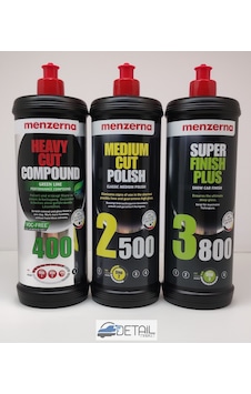 Menzerna Yeşil Seri 400 2500 3800 Pasta Hare Seti 1 Lt Menzerna Yeşil Seri 400 2500 3800 Pasta Hare Seti 1 Lt