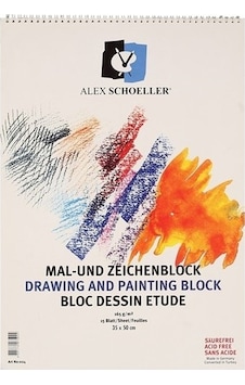 Alex Schoeller Resim Defteri 35 X 50 Spr. 165 Gr 15 Yp. Alex Schoeller Resim Defteri 35 X 50 Spr. 165 Gr 15 Yp.