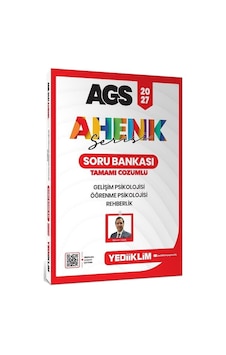 Yediiklim 2027 Meb-ags Eğitim Bilimleri Gelişim, Öğrenme Psikolojisi, Rehberlik Soru Bankası Çözümlü Ahenk Serisi - Bülent Tanık
