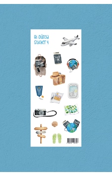 M4 - Seyahat Vakti - Sticker Paketi Çok Renkli M4 - Seyahat Vakti - Sticker Paketi Çok Renkli