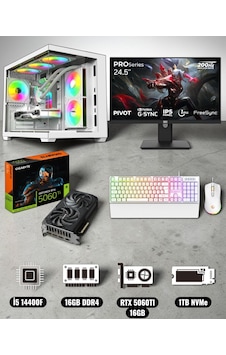 Symoon 0039 i5-14400F 16 GB 1 TB 16 GB RTX5060 Tİ 24.5" Dos Masaüstü Oyuncu Bilgisayarı Symoon 0039 i5-14400F 16 GB 1 TB 16 GB RTX5060 Tİ 24.5" Dos Masaüstü Oyuncu Bilgisayarı