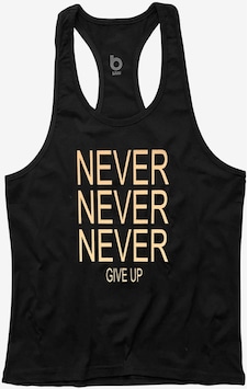Bluu Nevernever2 Fitness Gym Tank Top Sporcu Atleti (532942122) Siyah