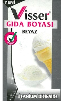 Visser Toz Gıda Boyası Beyaz 9 G Visser Toz Gıda Boyası Beyaz 9 G
