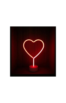 Hubrendy Emin Neon Işıklı Kalp Masa Gece Lambası Pil+usb 17092623 Hubrendy Emin Neon Işıklı Kalp Masa Gece Lambası Pil+usb 17092623