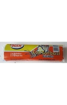Ögem Büyük Boy Çöp Poşeti 10'lu 50 Adet Mavi 65 x 80 CM Ögem Büyük Boy Çöp Poşeti 10'lu 50 Adet Mavi 65 x 80 CM