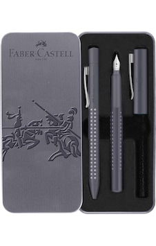 Faber-castell Grip 2010 Dolma+tük.kalem Gri Faber-castell Grip 2010 Dolma+tük.kalem Gri