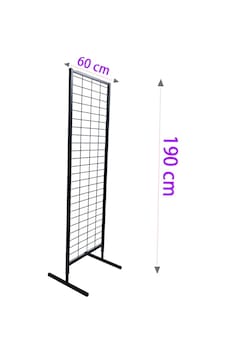 60x190 CM Ayaklı Tel Pano Stant, Aksesuar Standı, Çoraplık 60x190 CM Ayaklı Tel Pano Stant, Aksesuar Standı, Çoraplık