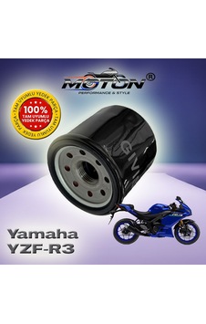 Yamaha Yzf R3 Uyumlu Yağ Filtresi - Yüksek Performans Muadil Filtre Hf204 / 1wd Uyumlu