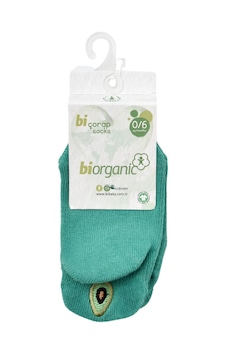 Bibaby Organik Çorap Soket Sneakers Cute Mint - 9386 Yeşil Bibaby Organik Çorap Soket Sneakers Cute Mint - 9386 Yeşil