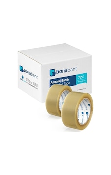 Bonabant Akrilik 4,5Cm X 100Mt 72 Adet Şeffaf Koli Bandı Bonabant Akrilik 4,5Cm X 100Mt 72 Adet Şeffaf Koli Bandı