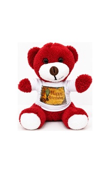 Browncat "happy Birthday" Özel Tasarım Peluş Ayıcık Kırmızı Kırmızı Browncat "happy Birthday" Özel Tasarım Peluş Ayıcık Kırmızı Kırmızı