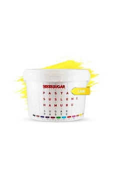 Şeker & Sugar Şeker Hamuru 2,5 Kg Sarı Şeker & Sugar Şeker Hamuru 2,5 Kg Sarı