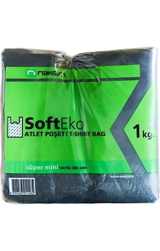 Naksan Soft Norm Atlet Poşet Siyah Süper Mini 1 KG Naksan Soft Norm Atlet Poşet Siyah Süper Mini 1 KG