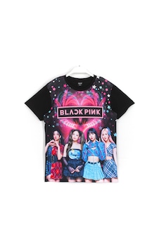 Dobakids BlackPink K-Pop Grup Dijital Baskı Kız Çocuk Siyah Renk T-shirt Siyah Dobakids BlackPink K-Pop Grup Dijital Baskı Kız Çocuk Siyah Renk T-shirt Siyah