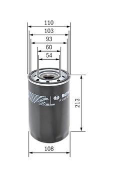 BOSCH F026402143 DİZEL FİLTRE