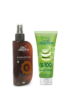 Cire Aseptine Bronzlaştırıcı Güneş Yağı 0 SPF ve After Sun Set