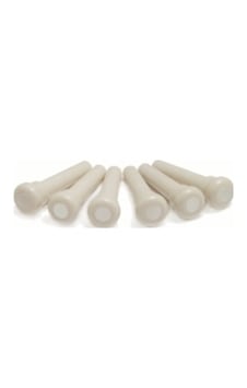 Graphtech LP-1044-60 Tusq Bridge Pin Pak 60 White M.O.P Dot Graphtech LP-1044-60 Tusq Bridge Pin Pak 60 White M.O.P Dot