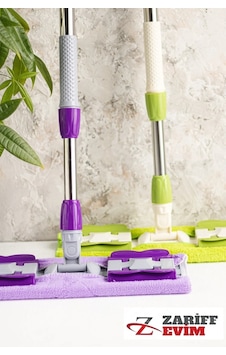 Zarif Evim Sihirli Teleskobik Mikrofiber Ayarlanabilir Mop + Yedek