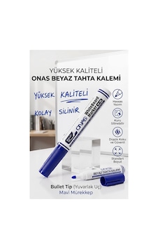 Beyaz Yazı Tahta Kalemi 1 Adet Onas Yazı Tahta Kalemi Kolay Silinebilir Tahta Kalemi Okul Sınıf Mavi Beyaz Yazı Tahta Kalemi 1 Adet Onas Yazı Tahta Kalemi Kolay Silinebilir Tahta Kalemi Okul Sınıf Mavi