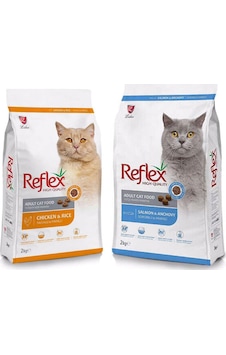 Reflex Tavuklu + Balıklı Yetişkin Kedi Maması 2 x 2 KG