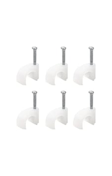 100 Adet Kablo Tutucusu Kroşe - 1 Numara 4x6 Mm