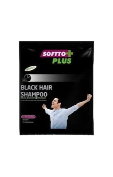 Softto Plus Şampuan 25ml. Black Hair Tüm Saç Tipleri