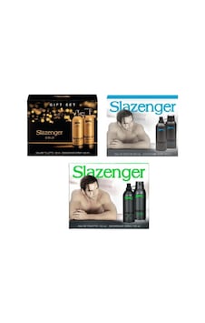 Slazenger Gold + Active Sport Yeşil + Mavi Parfüm EDT 3 x 125 ML + Deodorant 3 x 150 ML Slazenger Gold + Active Sport Yeşil + Mavi Parfüm EDT 3 x 125 ML + Deodorant 3 x 150 ML