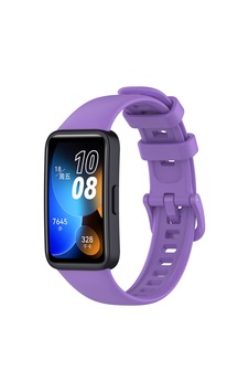 Huawei Band 8 Uyumlu Klasik Omsy Kordon-mor Huawei Band 8 Uyumlu Klasik Omsy Kordon-mor
