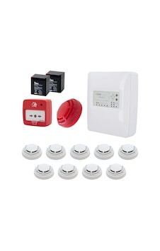 Dmtech Fp9000l-2-9 Konvansiyonel Sistem Yangın Alarm Seti 9 Lu